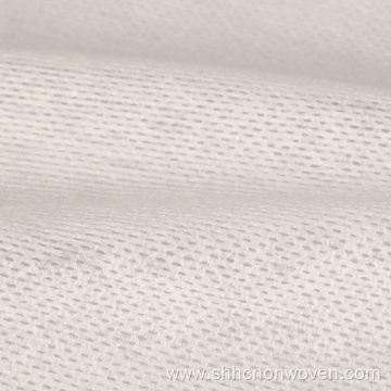 100% viscose mesh embossing spunlace nonwoven for wipes